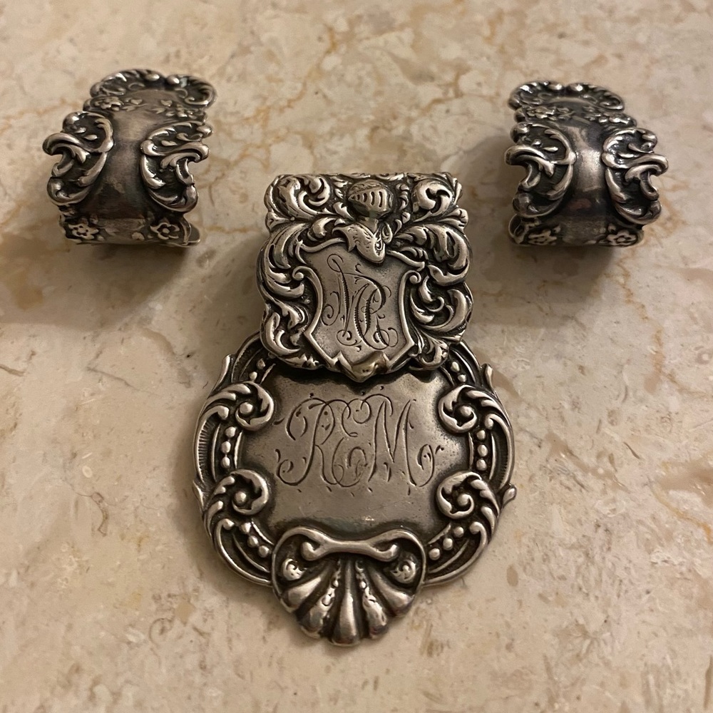 Vintage Sterling Silver Victorian Inspired Pendant by Foree Hunsicker - Picture 6 of 7
